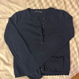 Brandy Melville Dark Blue Knit Cardigan